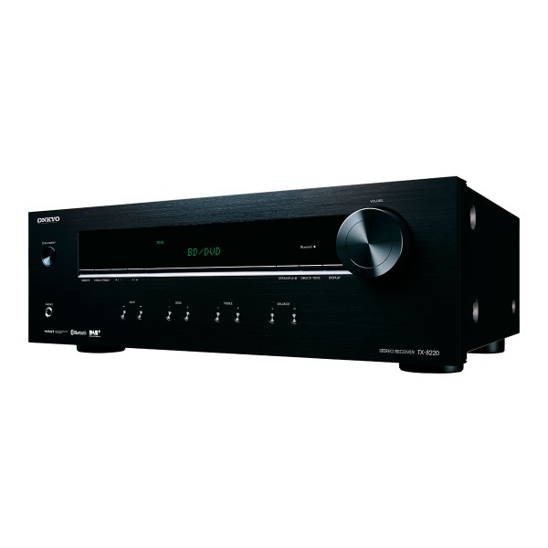 Onkyo tx-8220 negro receptor estéreo 100w bluetooth sintonizadores de radio